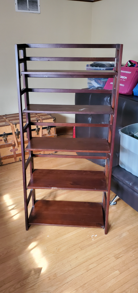 Foldable Wooden Bookshelf - photo 2