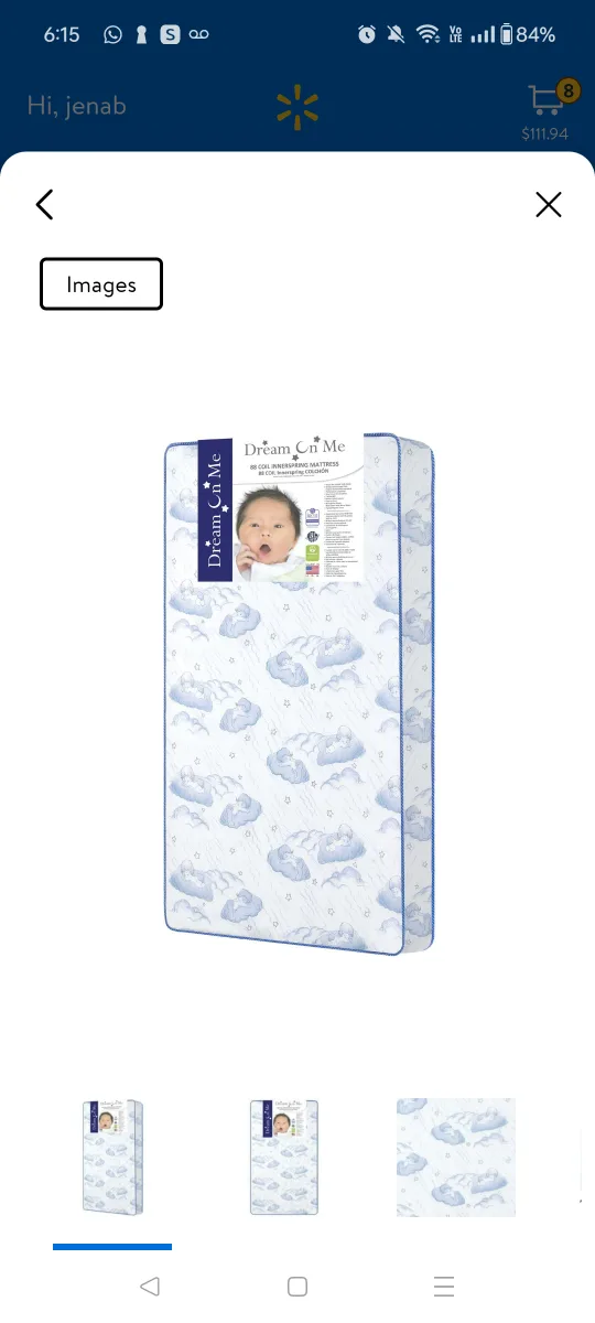 New Dream On Me 152cm x 76cm Baby Crib Mattress image indicator(2)