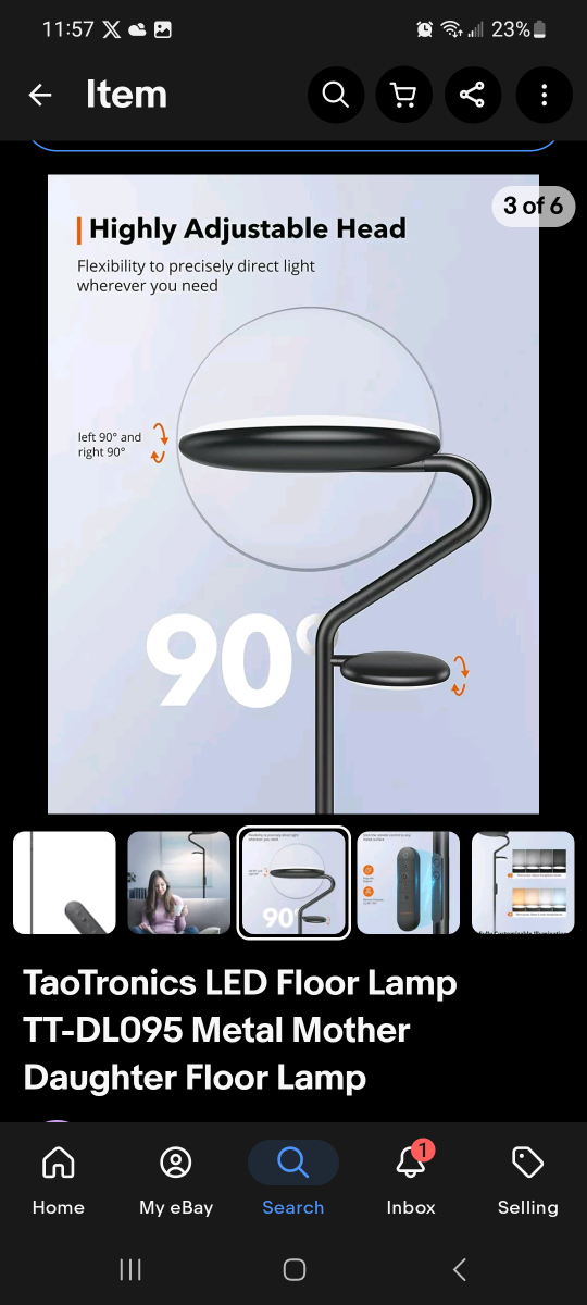 TaoTronics LED Floor Lamp TT-DL095 - Versatile  Lamp - photo 4