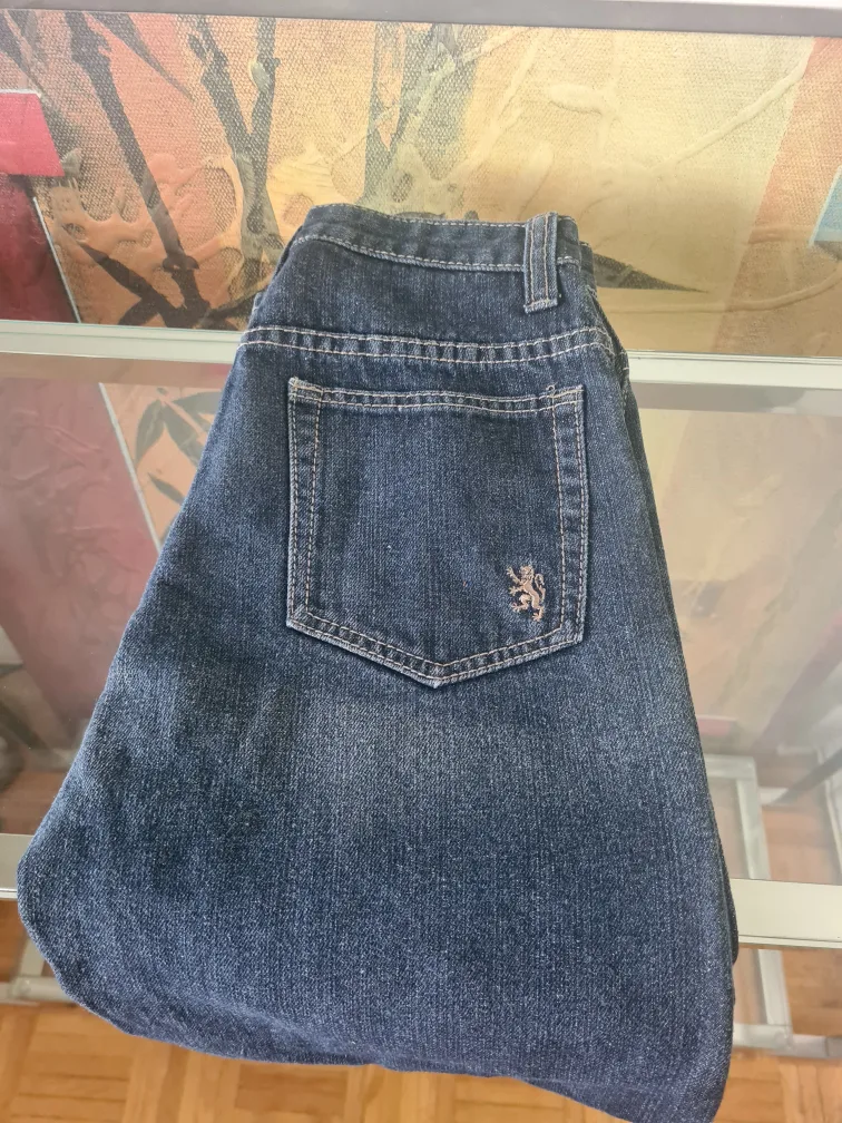 Boy's Dark Wash Jeans Size 14 image indicator(2)