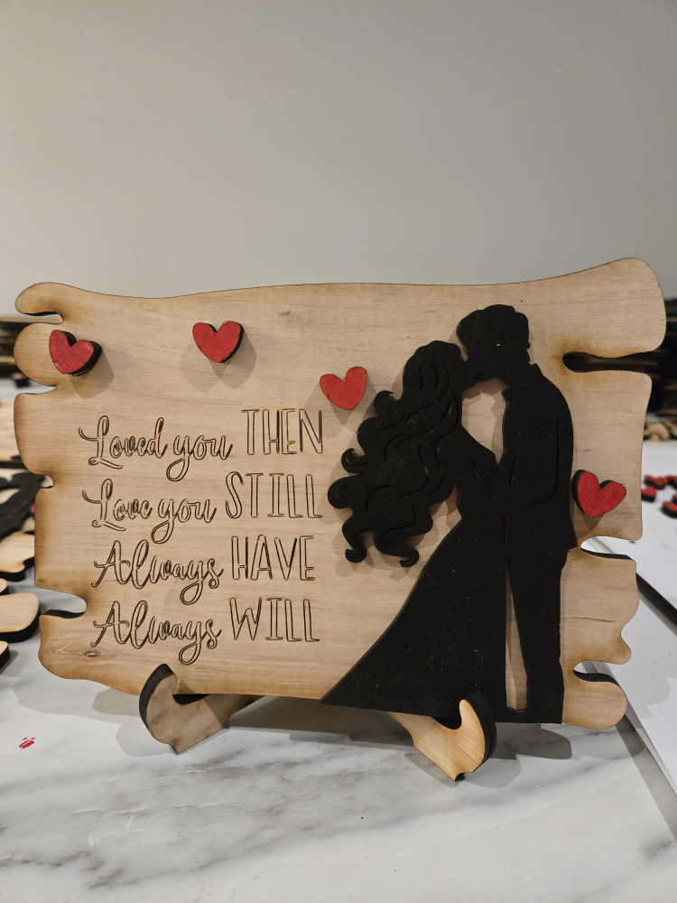 wooden keepsake anniversary gift