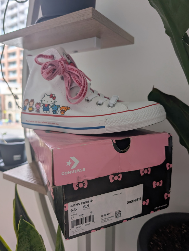 Converse x Hello Kitty High-Top Sneakers - Size 8.5