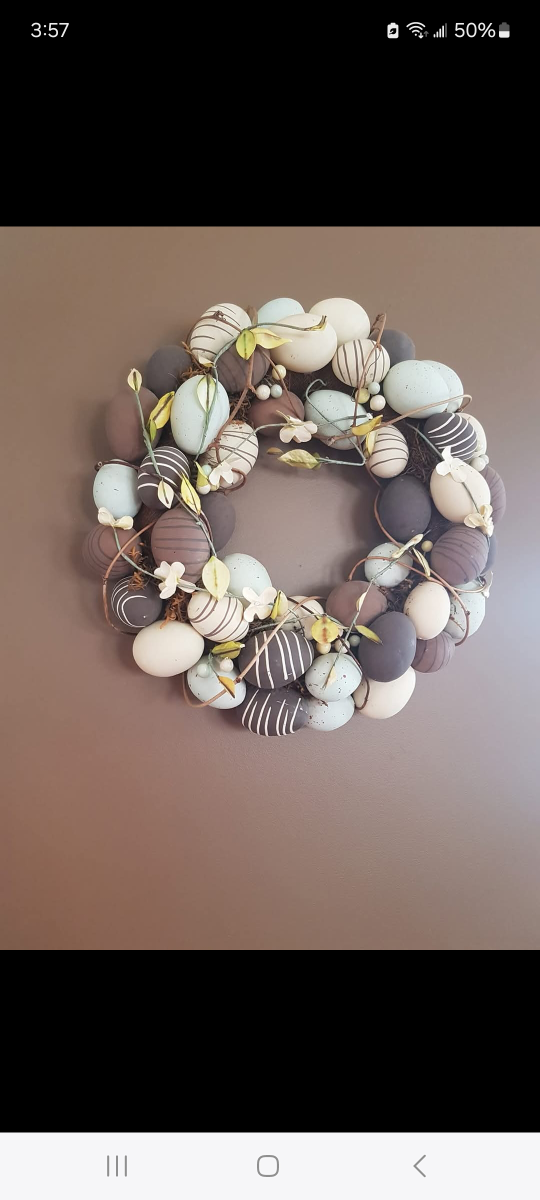 Easter Egg Wreath