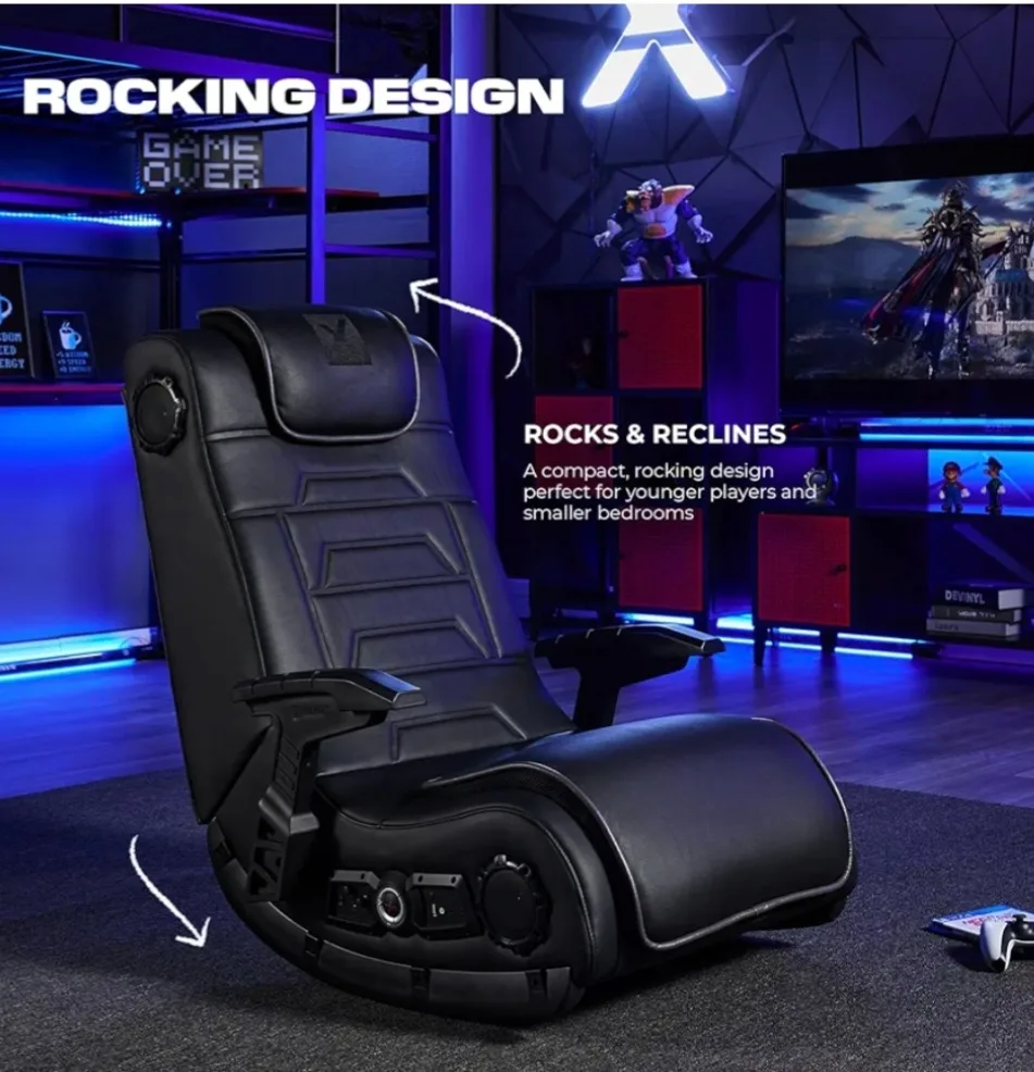 X-Rocker Pro Series Gaming Chair with Built-in Speakers image indicator(8)