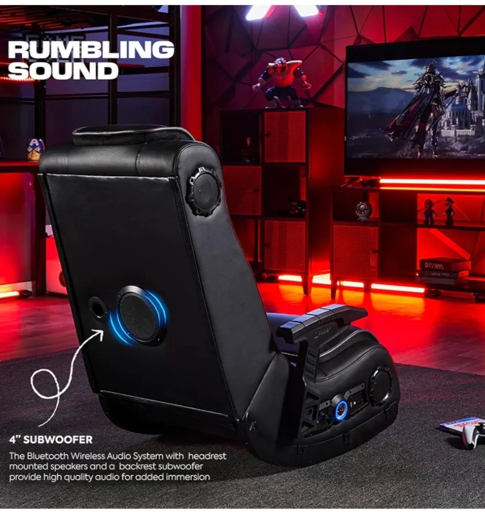 X-Rocker Pro Series Gaming Chair with Built-in Speakers image indicator(9)