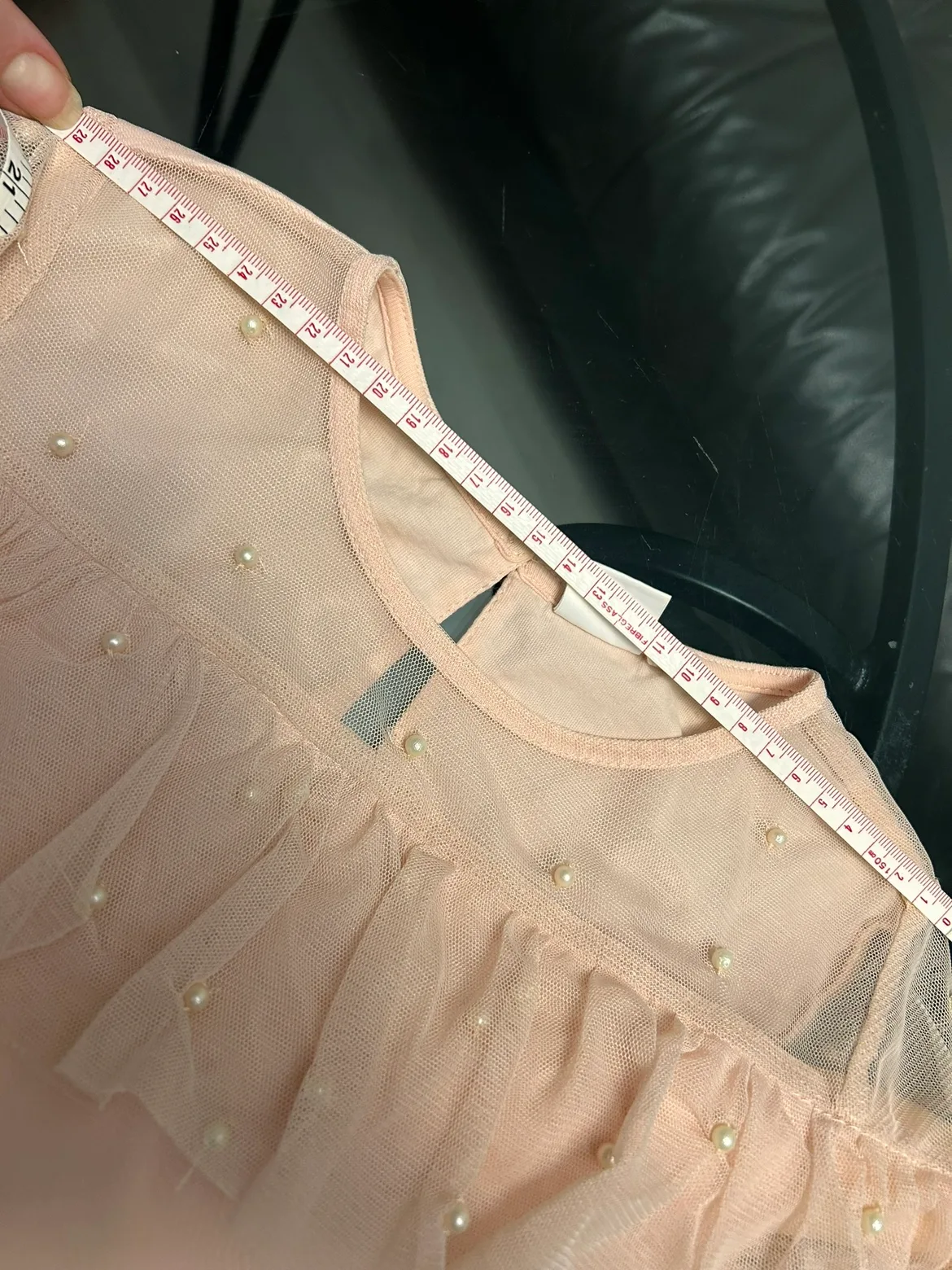 NEXT (England) Elegant dress with pearls. 6-9years(116-226cm) image indicator(9)