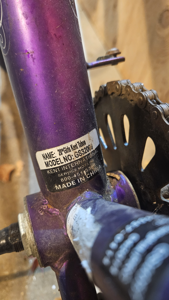 Girls Kent Tahoe 20" Bike Purple - photo 3