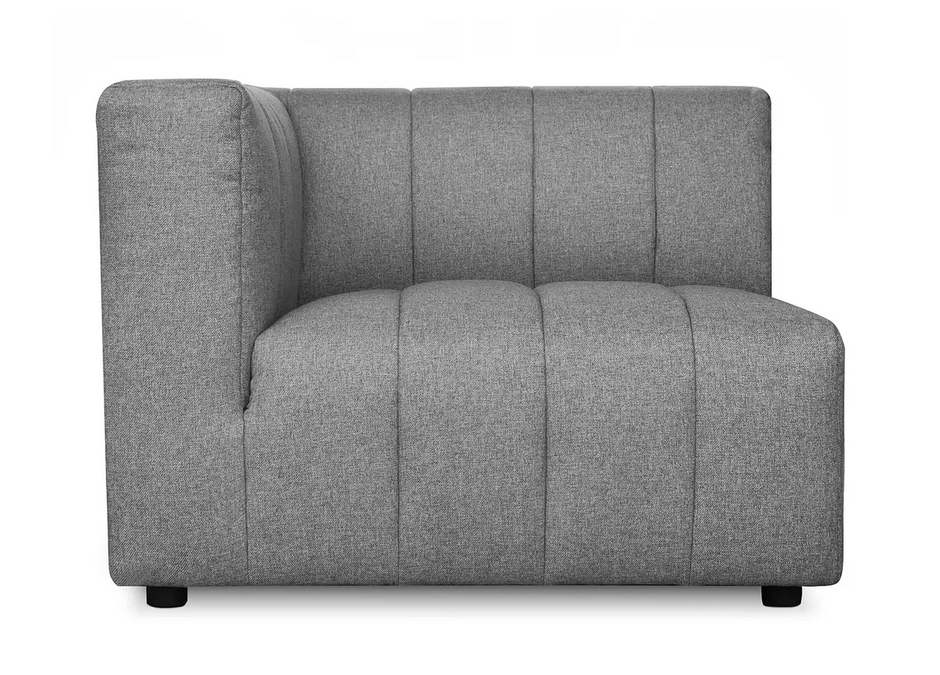 Modern Grey Corner Sofa Sectional - photo 2
