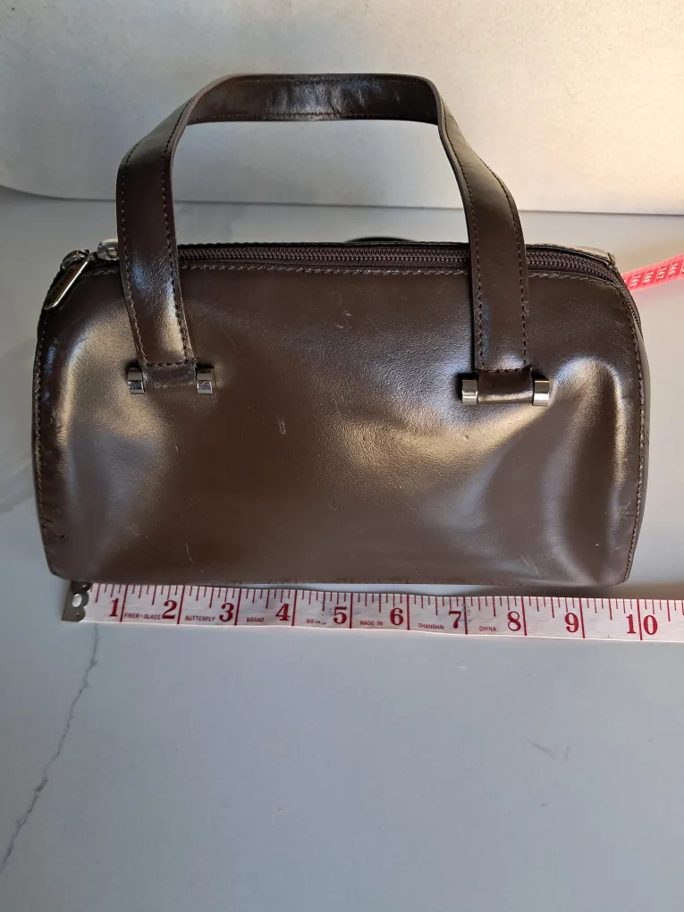 Danier Brown Italian Leather Handbag image indicator(8)