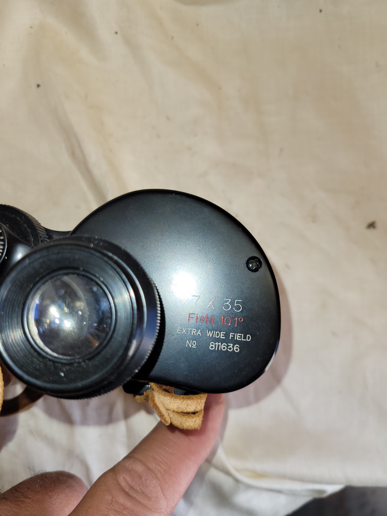 Vintage Simor Precision 7x35 Binoculars with Leather Strap - photo 4