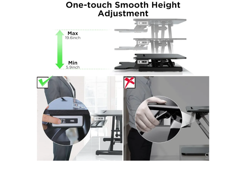 ABOX Electric Height Adjustable Standing Desk GSD63HE - photo 3