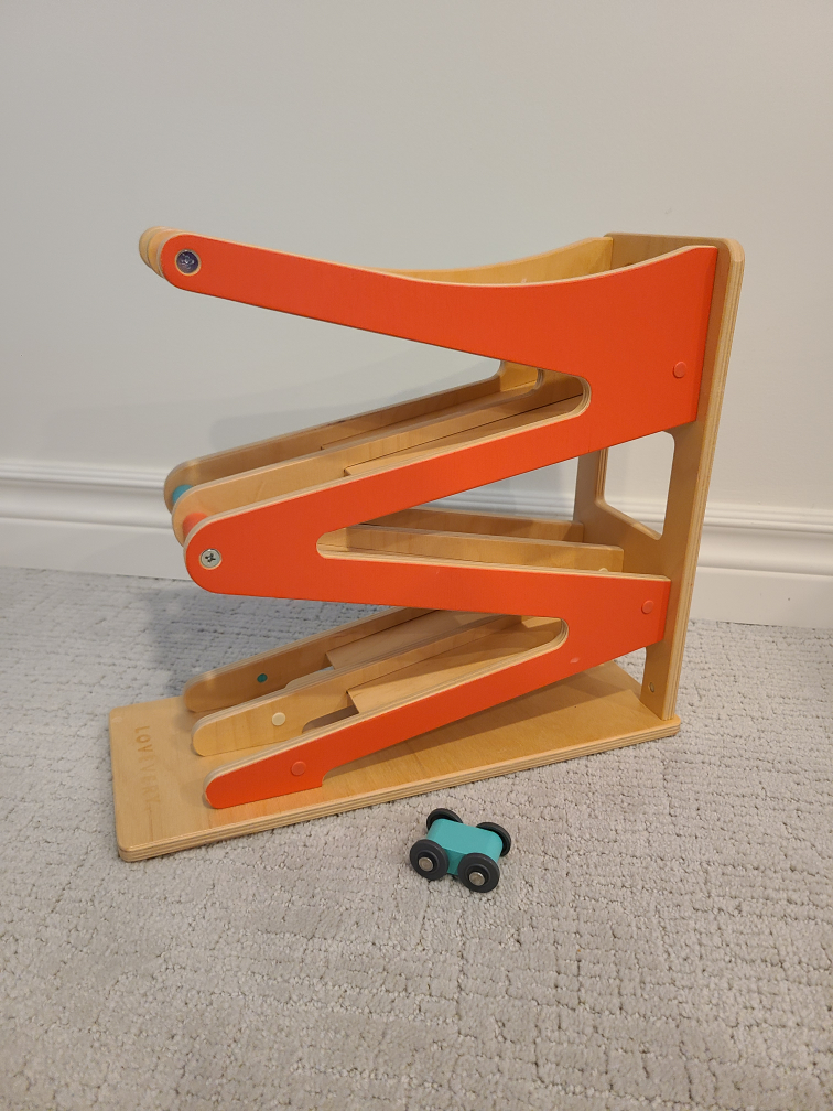Lovevery Wooden Car Ramp Toy - photo 4