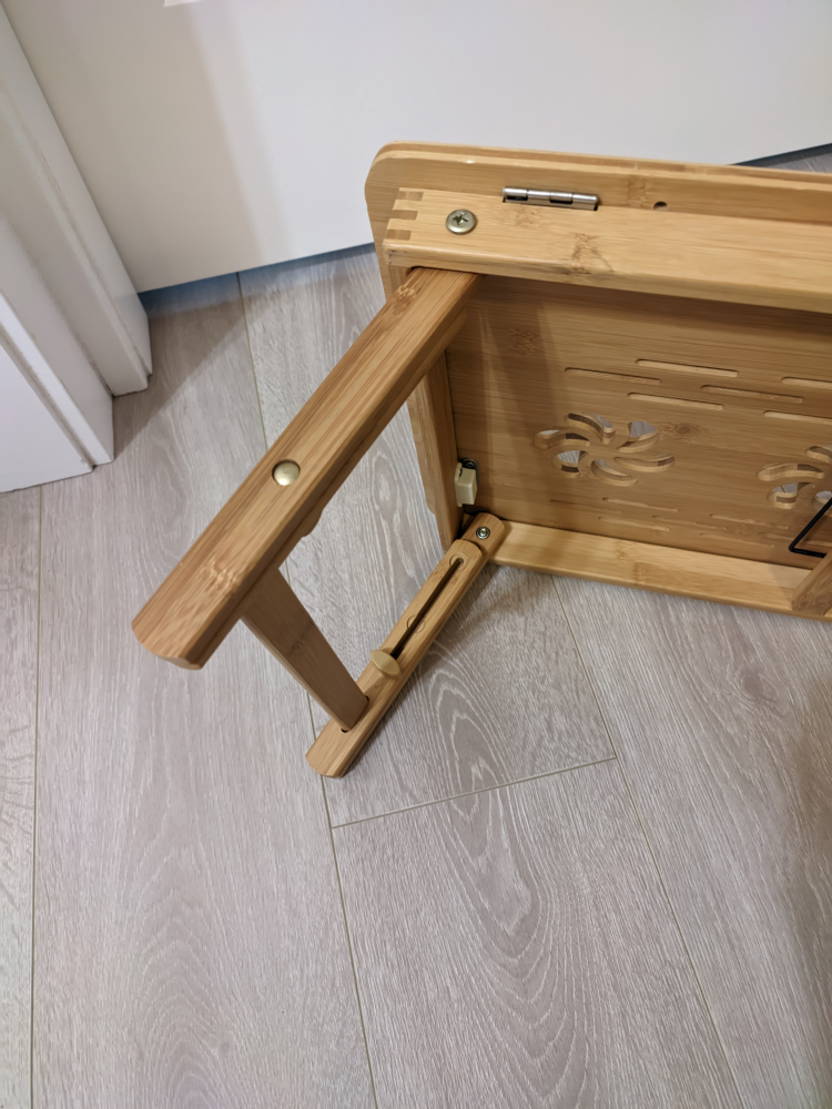 SONGMICS Bamboo Laptop Table - photo 4