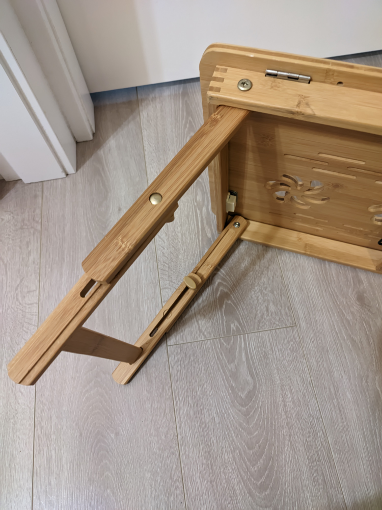 SONGMICS Bamboo Laptop Table - photo 5