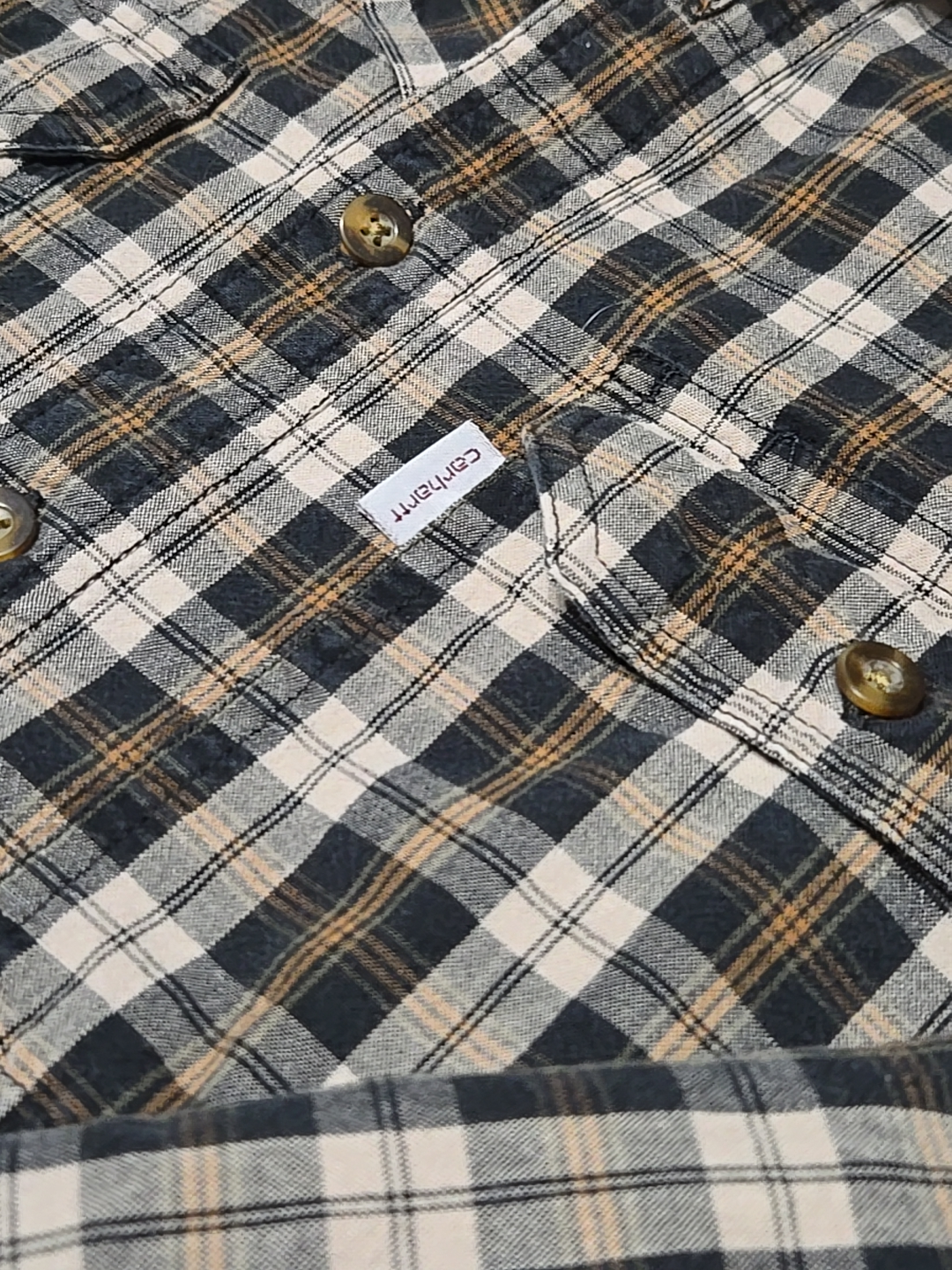 Carhartt Men's Relaxed Fit L Tall Flannel Shirt - photo 3