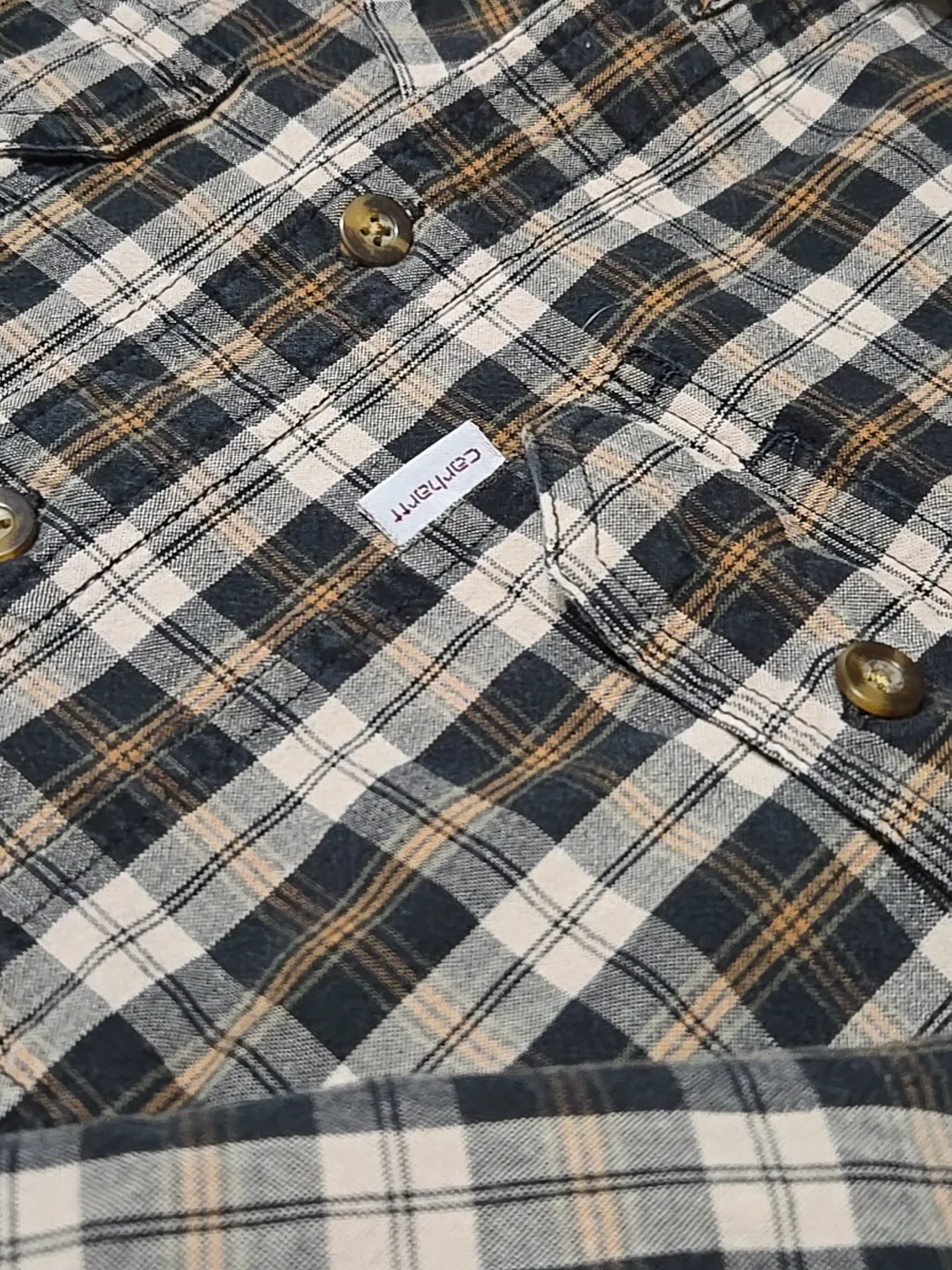 Carhartt Men's Relaxed Fit L Tall Flannel Shirt image indicator(3)