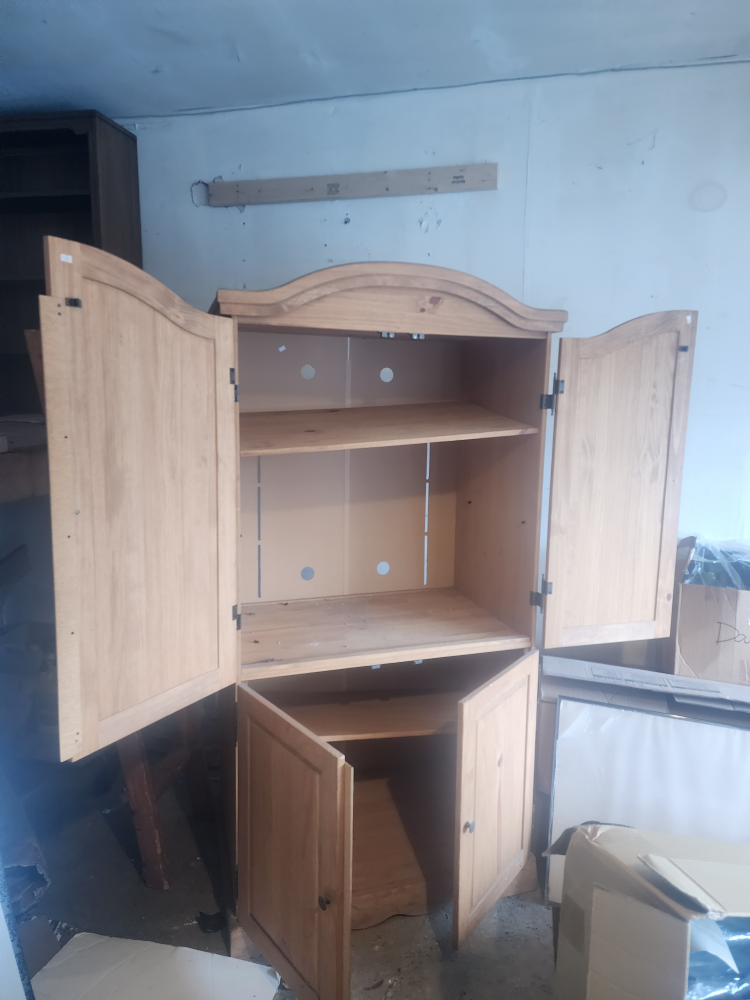 Solid Wood Armoire/Cabinet - 6' Tall - photo 2