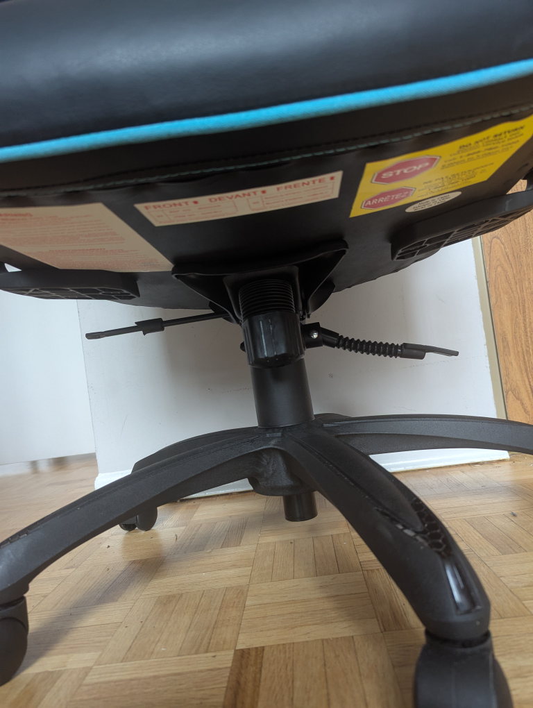 DPS Gaming Chair - Black and Teal - photo 4