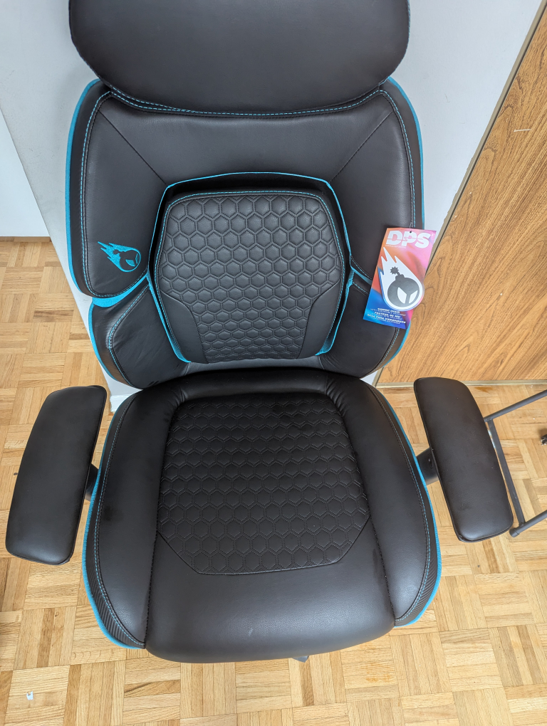 DPS Gaming Chair - Black and Teal - photo 2