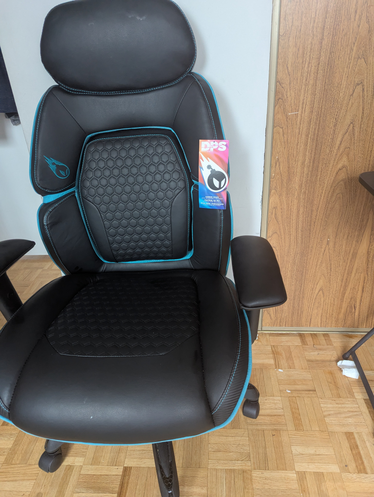 DPS Gaming Chair - Black and Teal - photo 3
