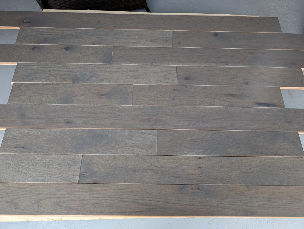 Brand New grey Hickory Slate Hardwood Flooring image indicator(2)