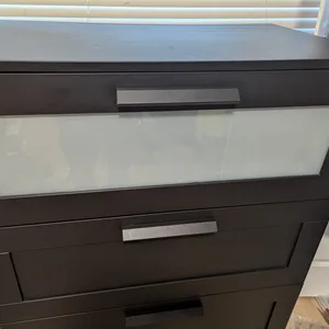 black brimnes dresser Ikea Brimnes 3-Drawer Black Dresser SUpost