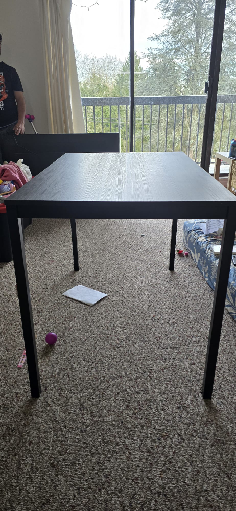 Black IKEA Table