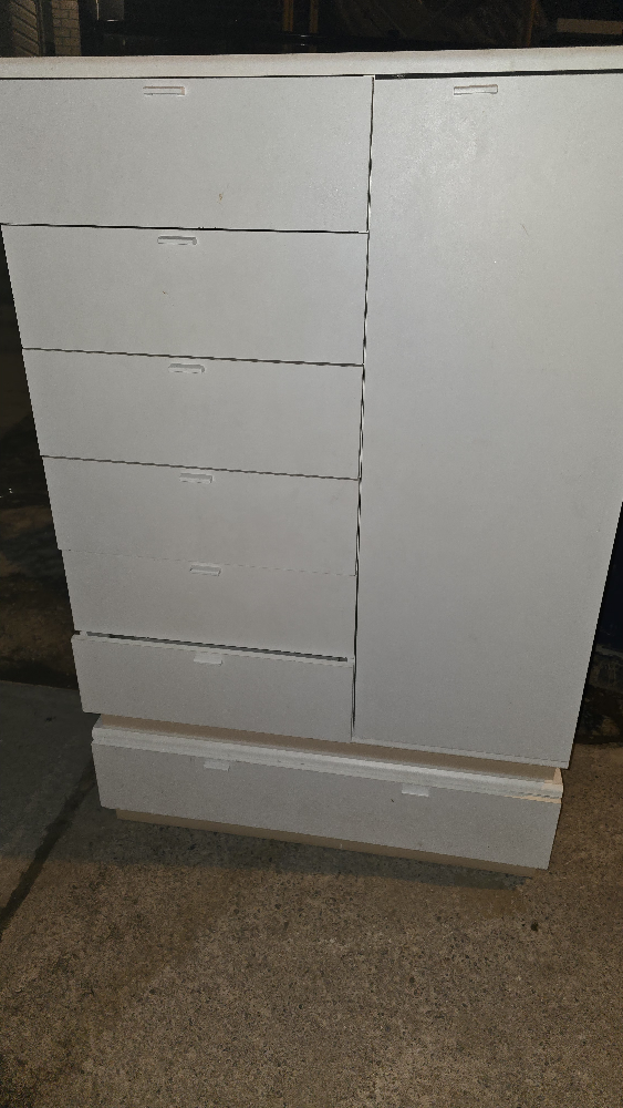 White Wardrobe Armoire with Drawers for kids - photo 2