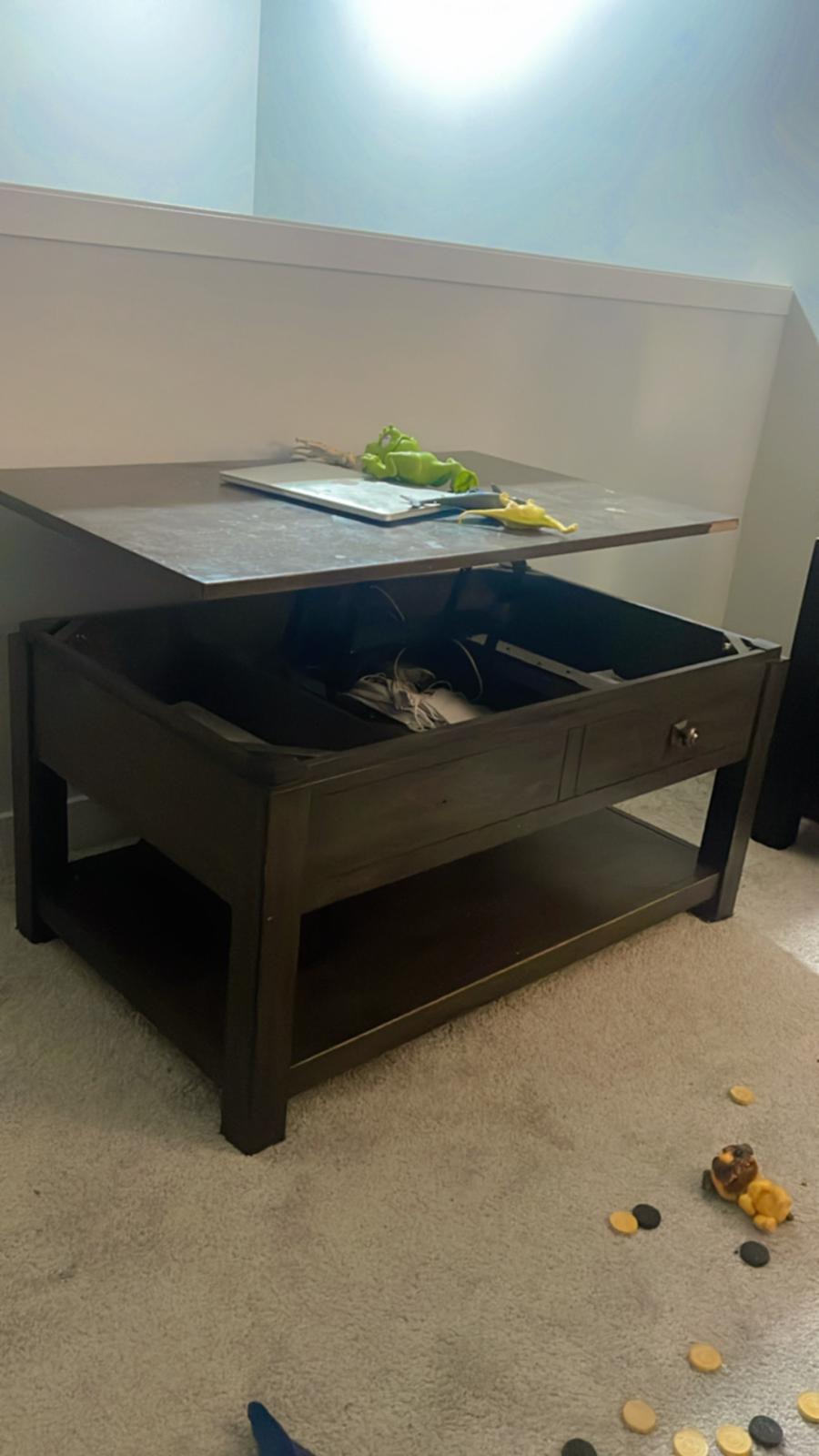 Lift-Top Coffee Table with Storage