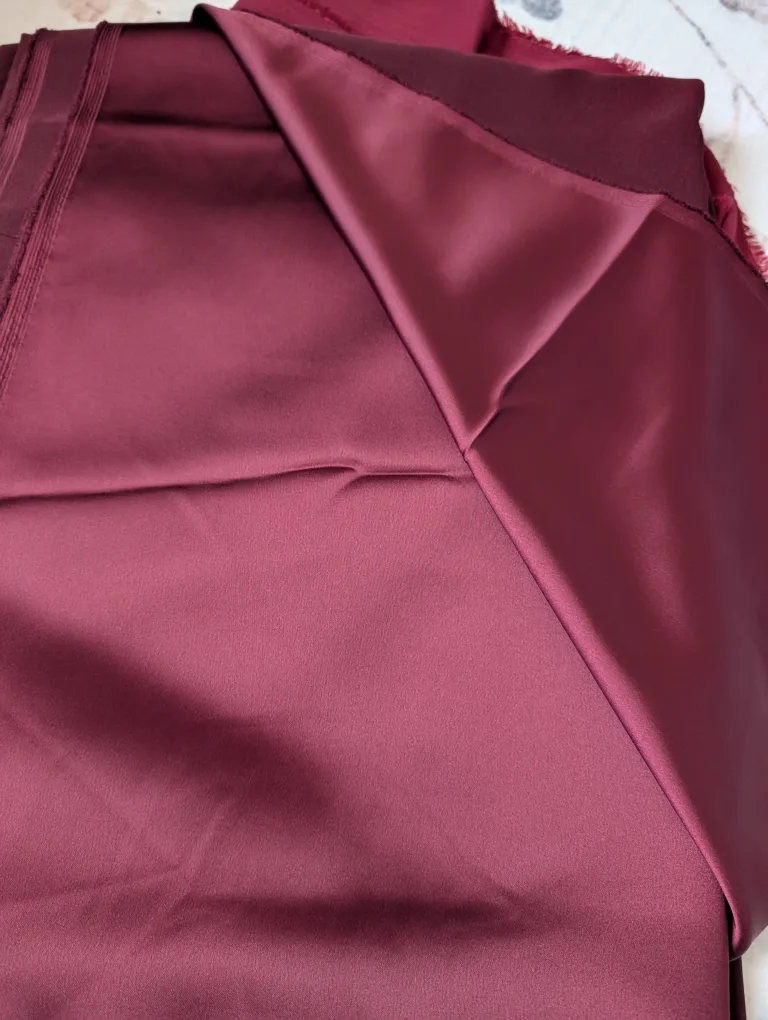 Burgundy Satin Fabric Bundle image indicator(2)