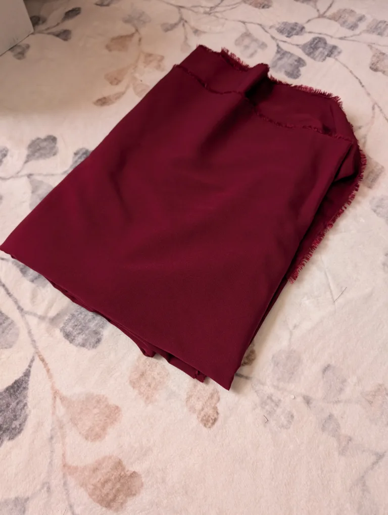 Burgundy Satin Fabric Bundle image indicator(4)