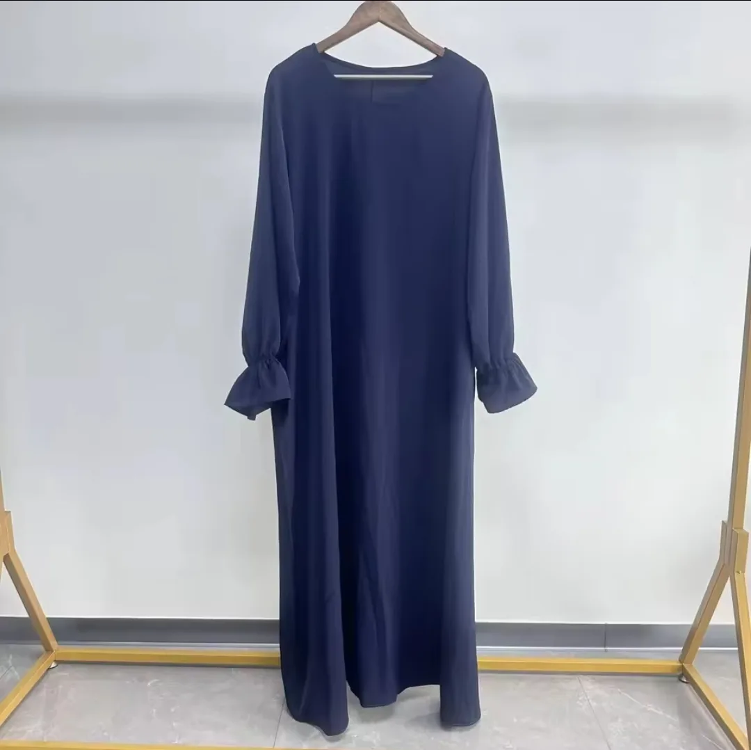 NEW Navy Blue Abaya For Muslims thumbnail