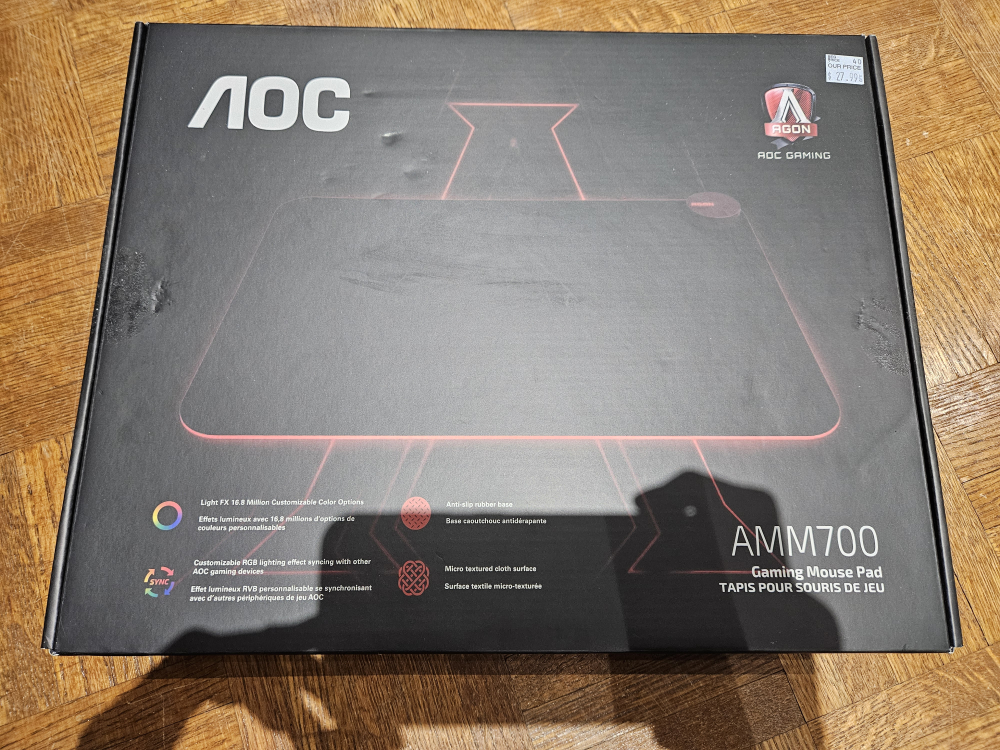 AOC AMM700 Gaming Mousepad with LED - photo 4