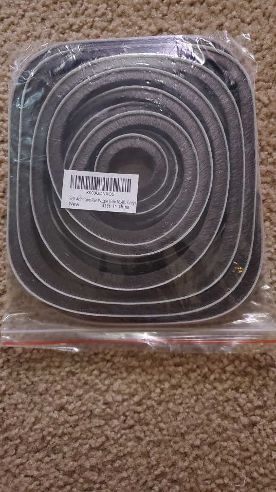 5 Metre Self-Adhesive Pile Weatherstrip Seal - photo 2