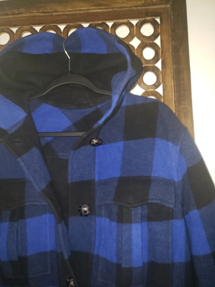 Buffalo Plaid Wool Coat image indicator(4)
