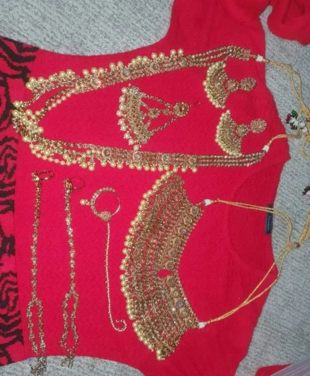 Gorgeous Gold Bridal Jewellery Set image indicator(3)