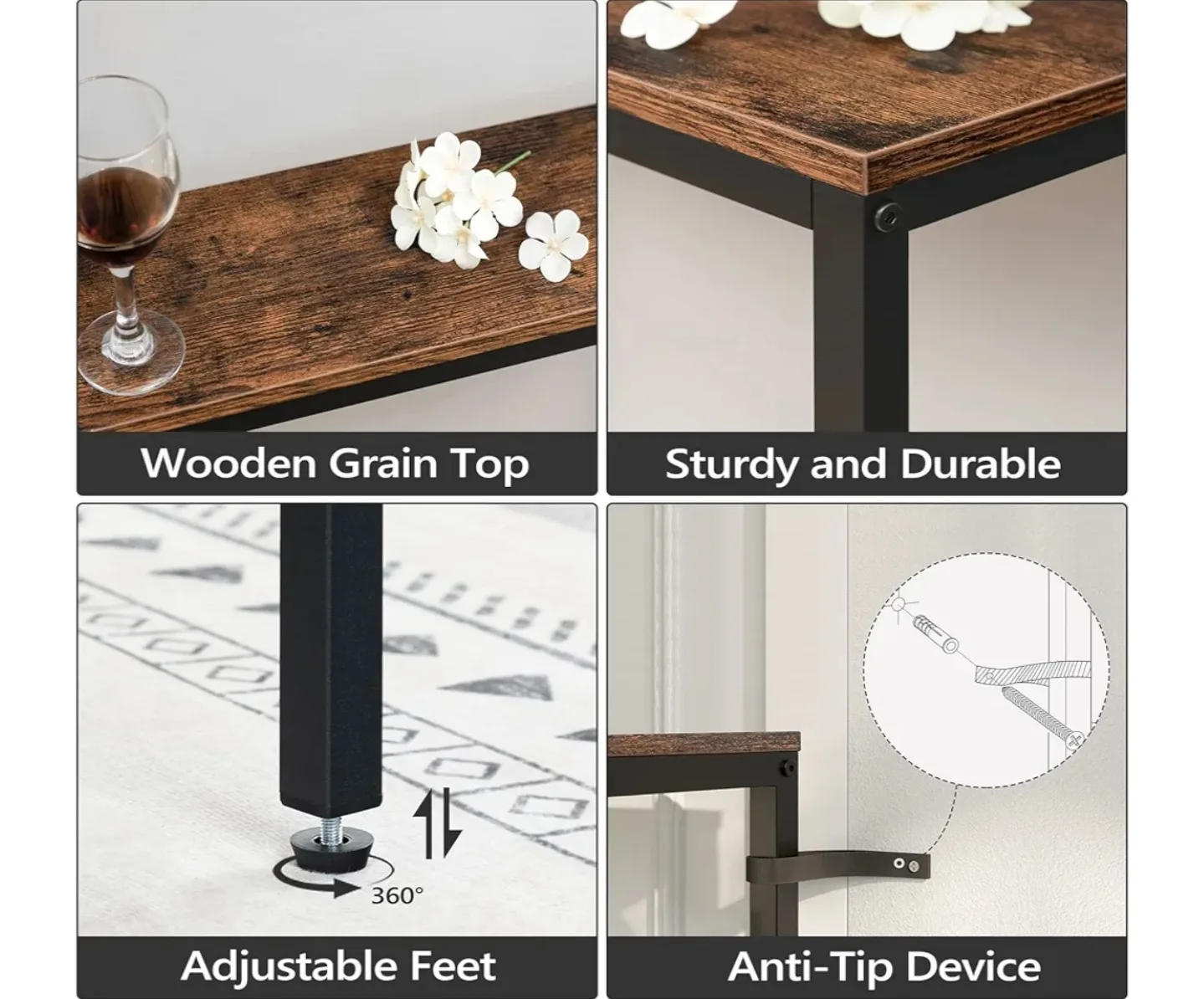 Console Table with Power Outlets image indicator(9)