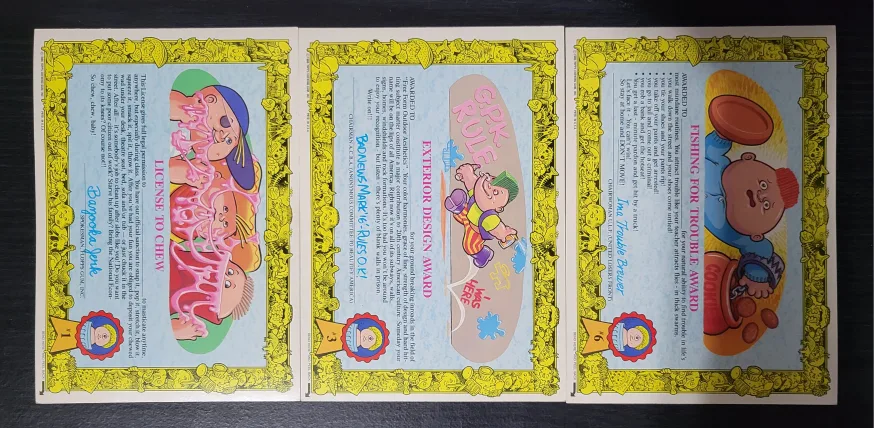 GARBAGE PAIL KIDS GIANT POSTCARDS LOT 1986 (SIX CARDS) image indicator(3)