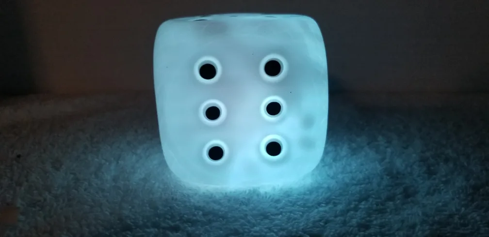 Colour Changing LED Dice Lamp image indicator(7)