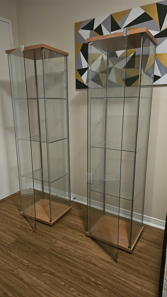 Pair of Glass Display Cabinets