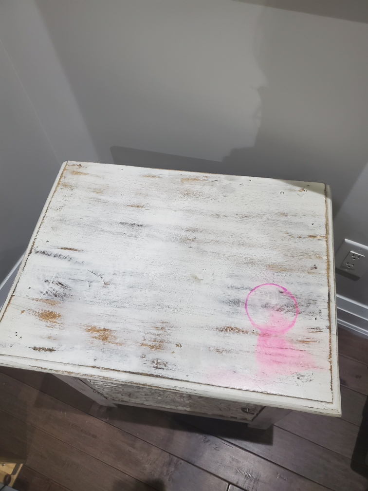 White Carved Wooden Cabinet - photo 3