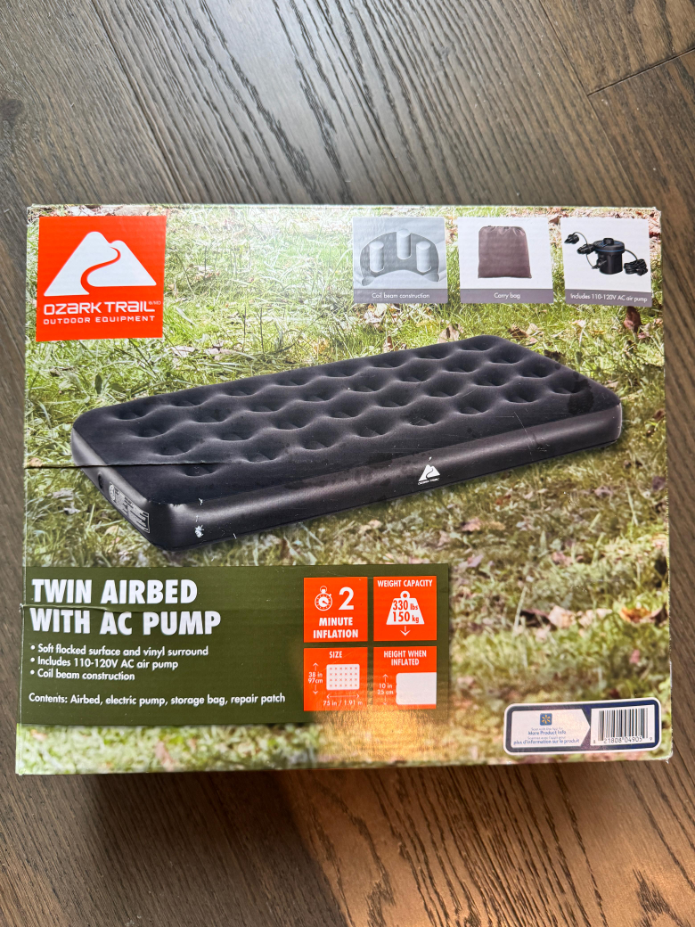 Ozark Trail Twin Airbed with AC Pump