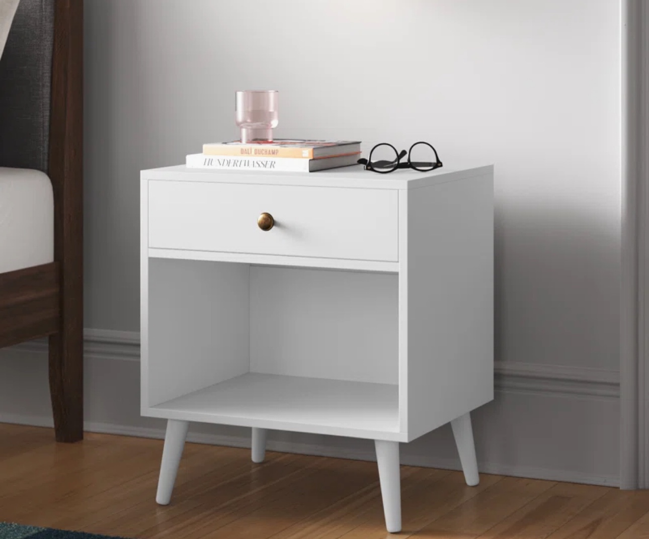 White nightstand