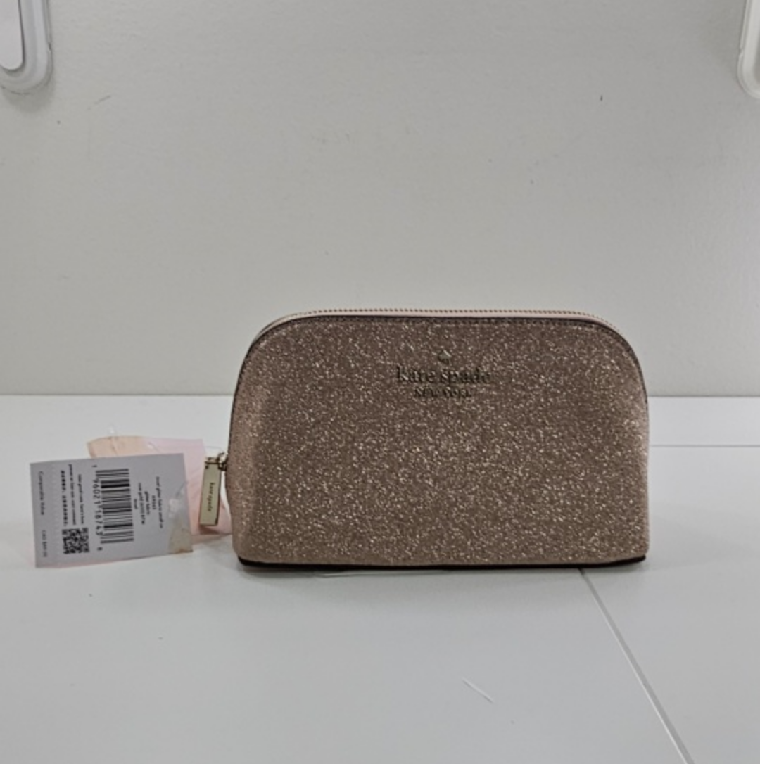 Kate Spade Glitter Makeup Bag ‼️ Brand New ‼️ Limited Edition - photo 2
