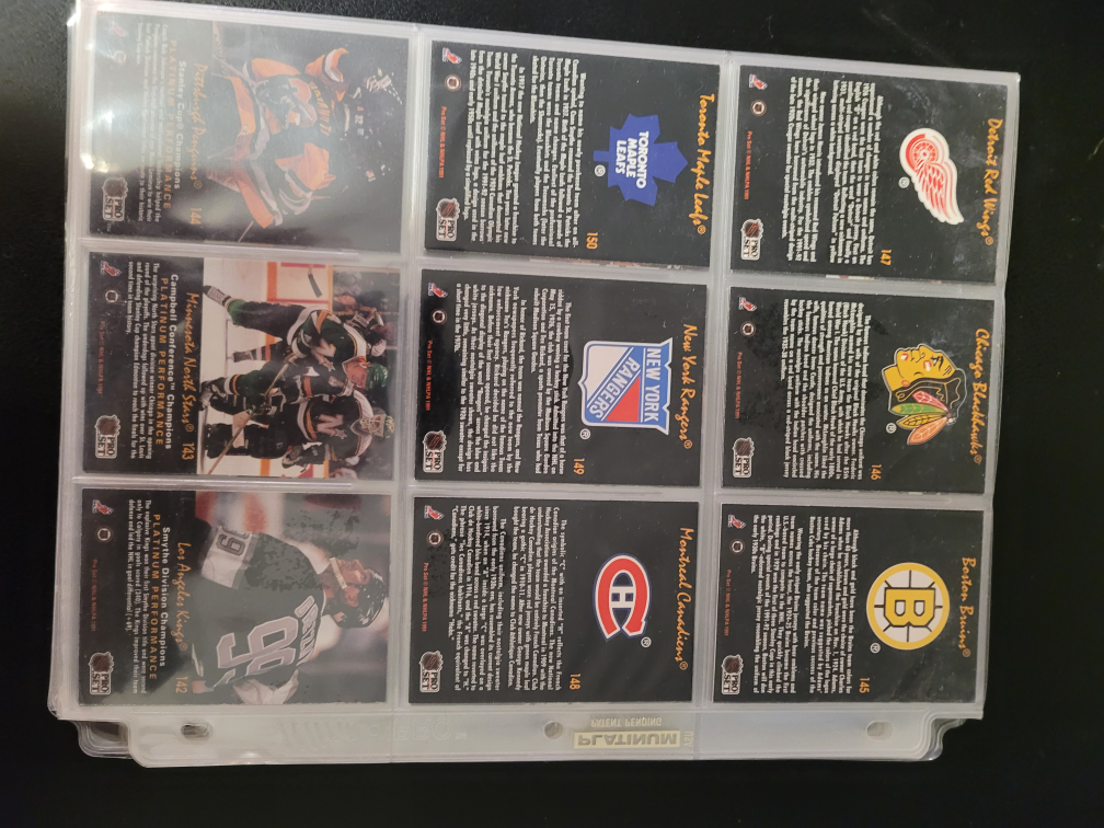 1991 pro set complete set hockey cards - photo 2