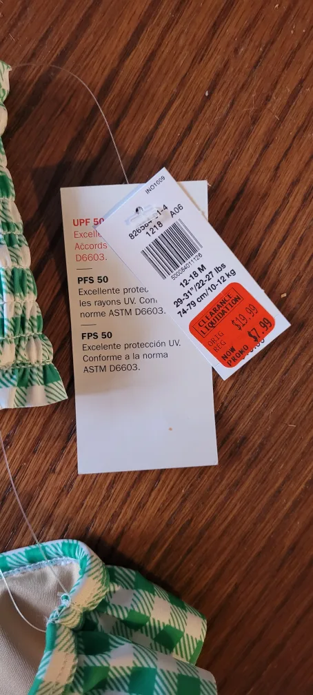 Old Navy Girls' Bikini Swimsuit - Size 12-18 Months image indicator(3)