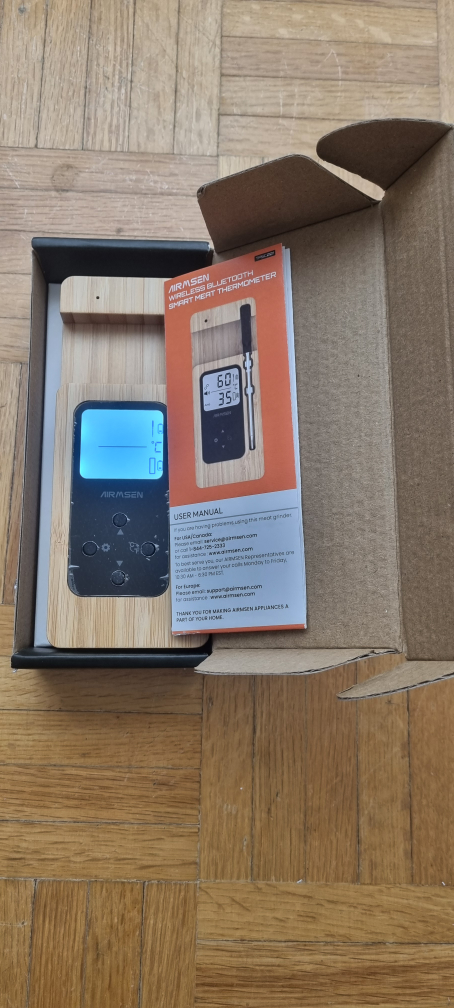 AIRMSEN Wireless Bluetooth Smart Meat Thermometer - photo 3