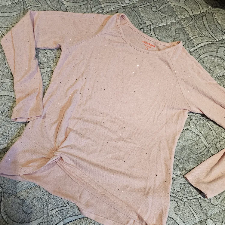 Joe Fresh Girls Long Sleeve Shirt Size 10-12 image indicator(2)