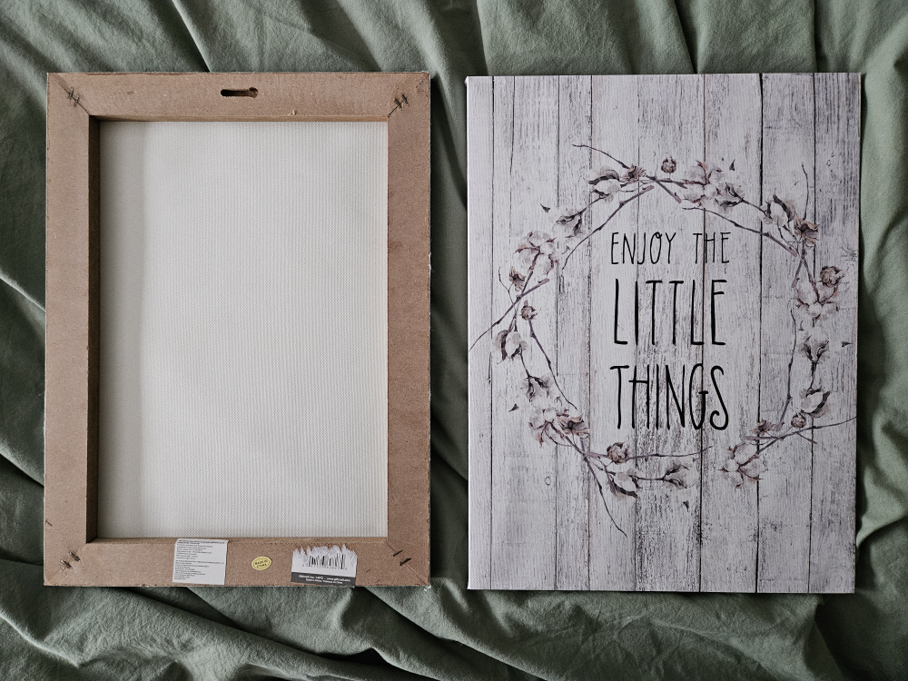 Set of Two Inspirational Canvas Wall Art Prints - photo 2