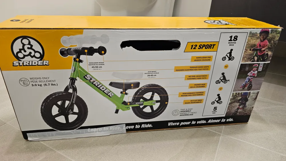 Strider 12 Inch Sport Balance Bike - Green image indicator(2)